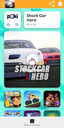 Stock Car Hero لعبة سباق سيارات رائعة يمكنك لعبها عبر الإنترنت مجانًا.